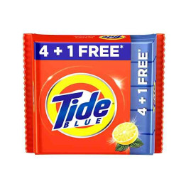 Tide Blue Detergent Bar Soap 5, Value Pack 200 g 